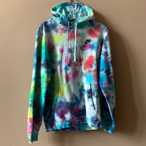 tie-dye nike hoodie
